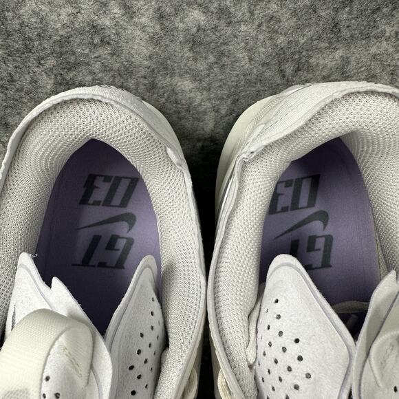 Nike Air Zoom GT Cut 3 Basketball Shoes Mens Size 13 Sail Smoke Grey DV2913-106 - Picture 7 of 8